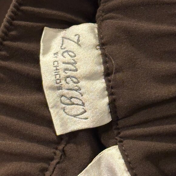 Zenergy By Chicos Brown Straight-Leg Pants Size XL women’s pants - Picture 4 of 12